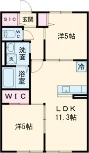 ハイムメゾン平野北の間取り画像