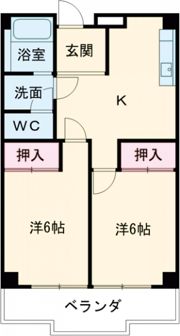 アーバンヴィレッジ五色の間取り画像