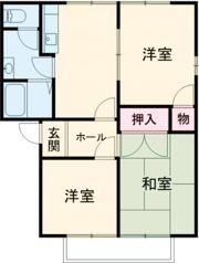 テラスもみの木の間取り画像