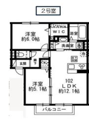 グレース青柳 A棟の間取り画像