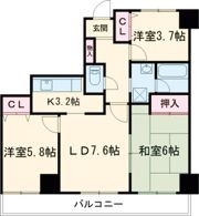 ハイホーム東青梅の間取り画像