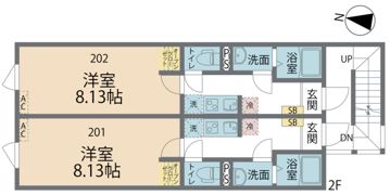 カインドネス東村山の間取り画像