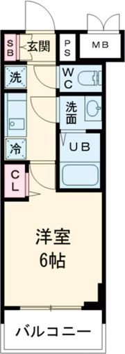 プレサンス名古屋幅下ファビュラスの間取り画像