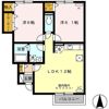ソフィアコート Bの間取り画像