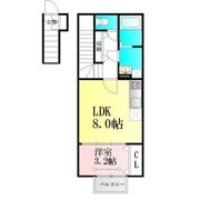BAU上余田の間取り画像