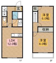 タウンコート東岸和田の間取り画像