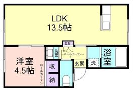 プレジール津森の間取り画像