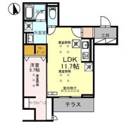 TORISIAS 南大通りの間取り画像
