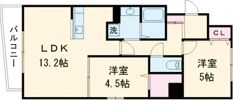 Buena Casa熊本駅前Westの間取り画像