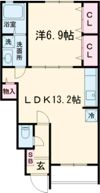 メゾンタカモトⅠ番館の間取り画像