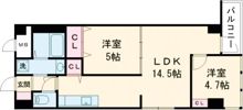 フリーディオ堺BLDの間取り画像