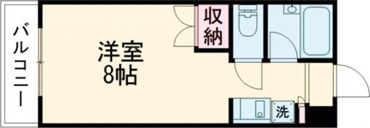 ハウベスト1番館上熊本の間取り画像