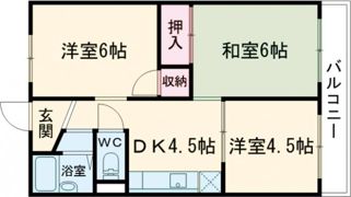 エビスコーポの間取り画像