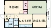 エビスコーポの間取り画像