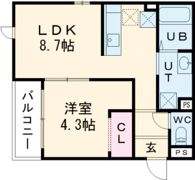 NOVEL千歳Ⅱの間取り画像