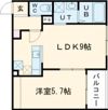NOVEL千歳Ⅱの間取り画像