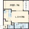 NOVEL千歳Ⅱの間取り画像