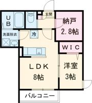 KIS松戸市馬橋アパート2期の間取り画像