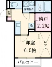 KIS松戸市馬橋アパート2期の間取り画像