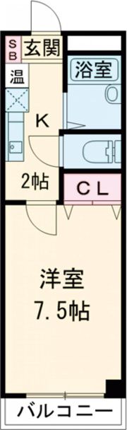 CASA児玉の間取り画像