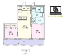 Cinq Blanc（サンク ブラン）の間取り画像