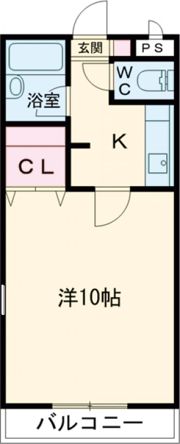 レジデンスわかばの間取り画像
