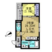 DK新松戸Ⅱの間取り画像