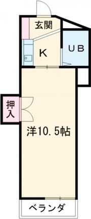 富士レイホービル第3の間取り画像