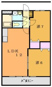 アベニールAの間取り画像