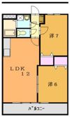 アベニールAの間取り画像