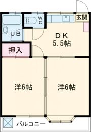 コーポヒル石畑の間取り画像