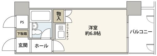 ダイアパレス皆実町の間取り画像