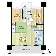 リリーベルおもろまちサーモスの間取り画像