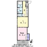 Park Court 離宮前の間取り画像