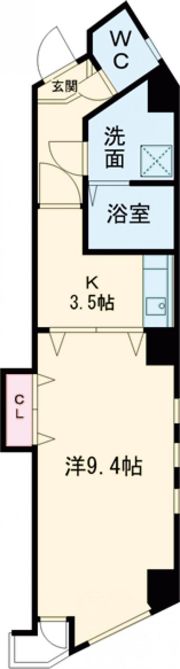 グランデ城西の間取り画像