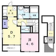 ローツェ松葉の間取り画像