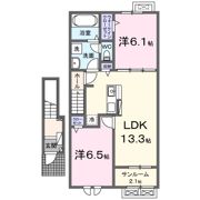 ベルエア 大和Ⅰの間取り画像