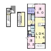 カーサ デル ソーレの間取り画像