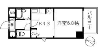 アリエス平尾Ⅱの間取り画像