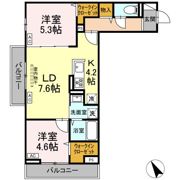 セレスティア中台の間取り画像