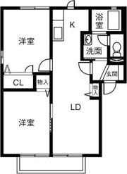 センターコート長野 A棟の間取り画像