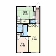 アメニティ亀山Ⅱ Dの間取り画像