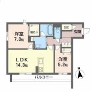 シエン・ド・デミオ 一番館の間取り画像
