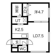 アドヴァンス山の手の間取り画像