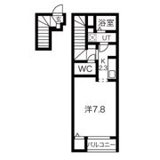 クレアBの間取り画像
