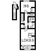 ピュールB棟の間取り画像