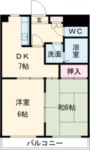 セントラルハイツ香呑の間取り画像