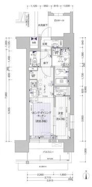 プレサンス レイズ 泉 高岳駅前の間取り画像
