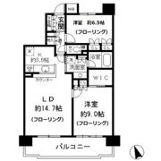 レジディア徳川の間取り画像