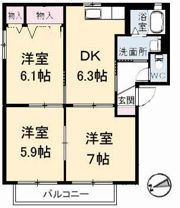 シャーメゾン清谷 B棟の間取り画像
